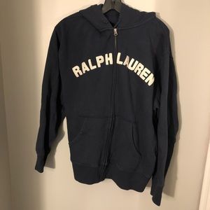 Ralph Lauren size large navy hoodie